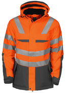 6418 JACKET HV Orange - Suomen Brodeeraus