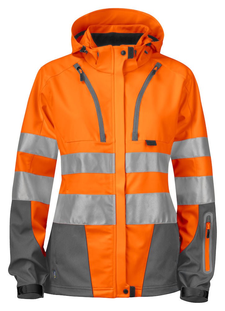 6423 3 LAYER JACKET HV Orange - Suomen Brodeeraus