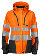 6423 3 LAYER JACKET HV Orange/blck - Suomen Brodeeraus