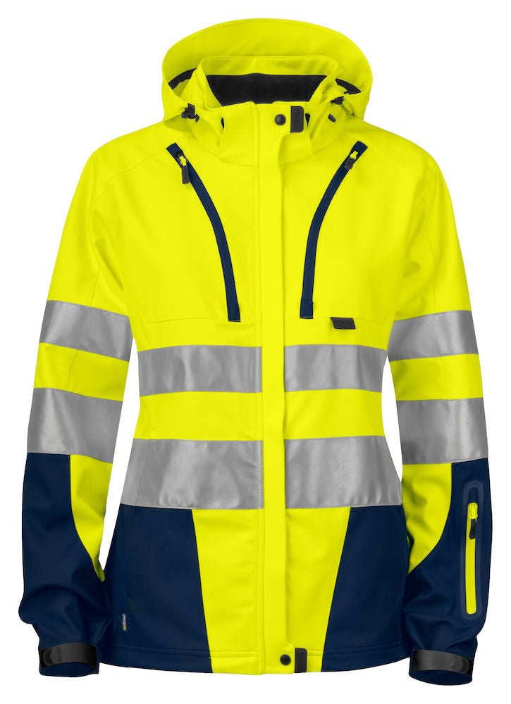 6423 3 LAYER JACKET HV Yellow - Suomen Brodeeraus