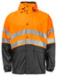 6431 SHORT RAIN JACKET HV Orange/blck - Suomen Brodeeraus