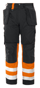 6502 PANTS HV ORANGE/BLCK - Suomen Brodeeraus