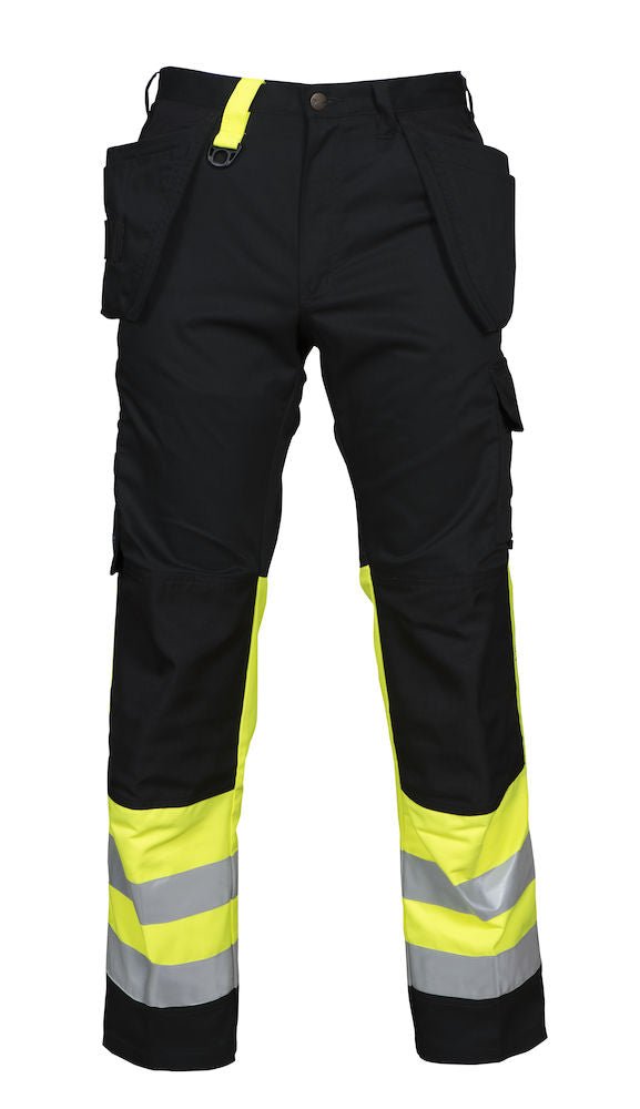 6502 PANTS HV YELL/BLACK - Suomen Brodeeraus