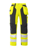 6506 PANTS CL2 HV Yellow/Black - Suomen Brodeeraus