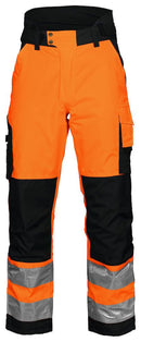 6514 PADDED PANTS HV ORANGE/BLCK - Suomen Brodeeraus