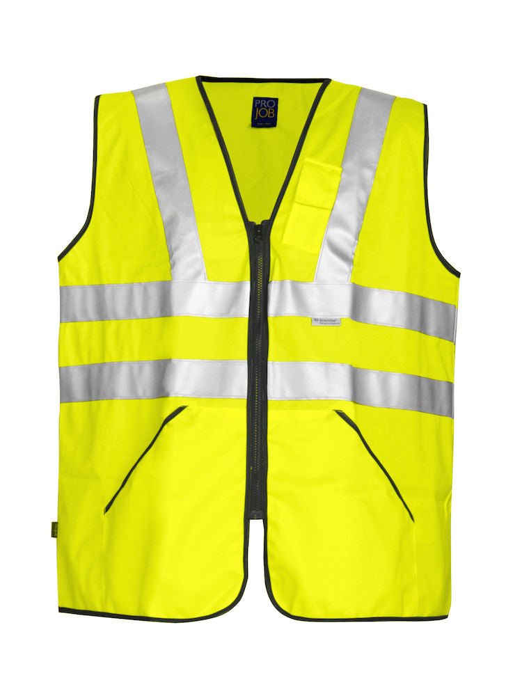 6702 VEST HV CL.3 YELLOW ONE SIZE - Suomen Brodeeraus