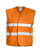 6703 VEST HV ORANGE ONE SIZE - Suomen Brodeeraus