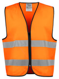 6709 Vest Orange/blck no size - Suomen Brodeeraus