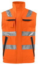 6711 VEST HV Orange/blck - Suomen Brodeeraus