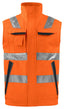 6711 VEST HV Orange/blck - Suomen Brodeeraus