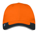 9013 HV CAP ORANGE/BLCK No size - Suomen Brodeeraus