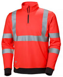 ADDVIS HALF ZIP SWEATERSHIRT RED - Suomen Brodeeraus