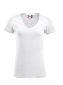Arden top v-neck Vit - Suomen Brodeeraus