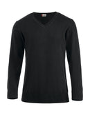ASTON V-NECK BLACK - Suomen Brodeeraus