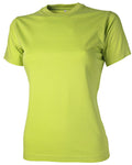 AUCKLAND LADY T-SHIRT LIME - Suomen Brodeeraus