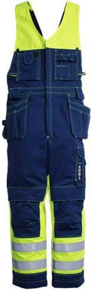 Avosuoja Multitech Tummansininen/Neonkeltainen - Suomen Brodeeraus