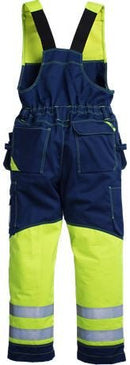 Avosuoja Multitech Tummansininen/Neonkeltainen - Suomen Brodeeraus