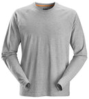 AW PITKÄHIHAINEN T-PAITA Harmaa - Suomen Brodeeraus