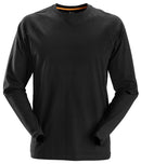 AW PITKÄHIHAINEN T-PAITA Musta - Suomen Brodeeraus