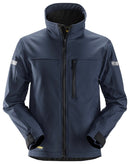 AW SOFT SHELL-TAKKI Navy/musta - Suomen Brodeeraus