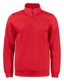 Basic Active Half Zip Red - Suomen Brodeeraus