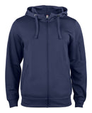 Basic Active Hoody FZ DkNavy - Suomen Brodeeraus
