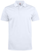 Basic Active Polo White - Suomen Brodeeraus