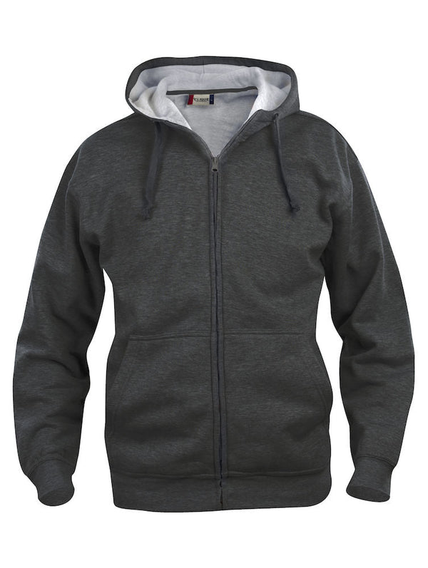 BASIC HOODY FULL ZIP ANTRA - Suomen Brodeeraus