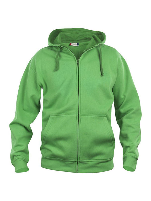 BASIC HOODY FULL ZIP APPGR - Suomen Brodeeraus