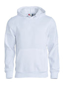 BASIC HOODY JR WHITE - Suomen Brodeeraus