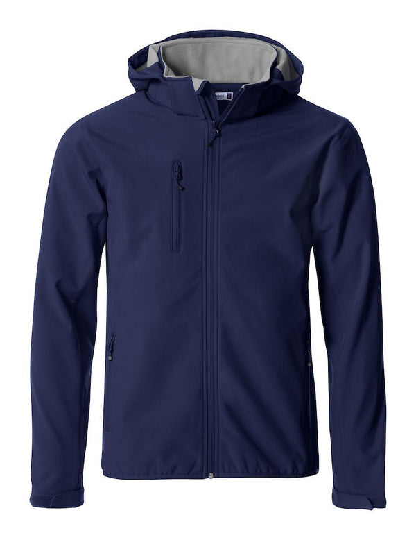 Basic Hoody Softshell jacket Dark navy - Suomen Brodeeraus