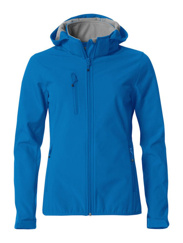 Basic Hoody Softshell jacket Ladies Royalblue - Suomen Brodeeraus