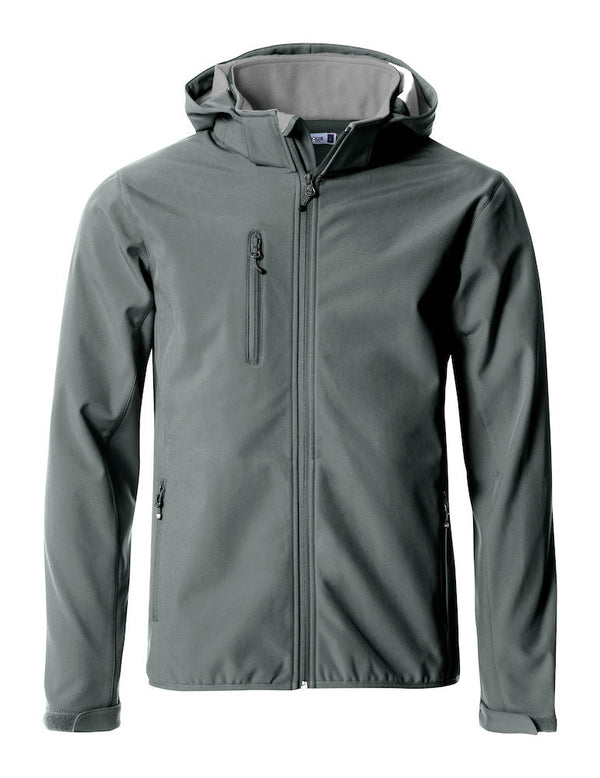 Basic Hoody Softshell jacket Pistol - Suomen Brodeeraus