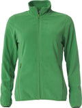 Basic Micro Fleece Jacket ladies Apple green - Suomen Brodeeraus