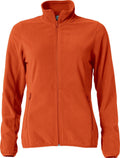 Basic Micro Fleece Jacket ladies Bl orange - Suomen Brodeeraus