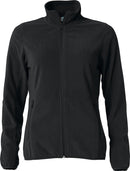 Basic Micro Fleece Jacket ladies Black - Suomen Brodeeraus