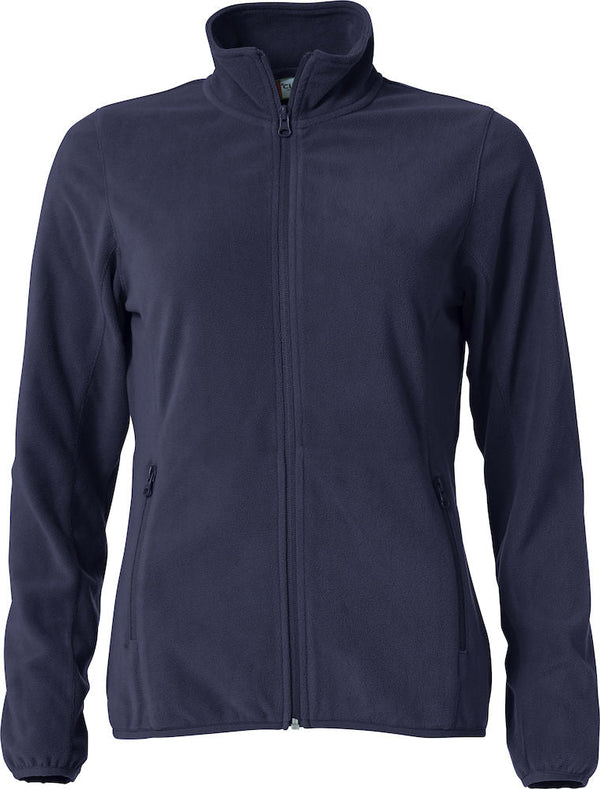 Basic Micro Fleece Jacket ladies Dark navy - Suomen Brodeeraus