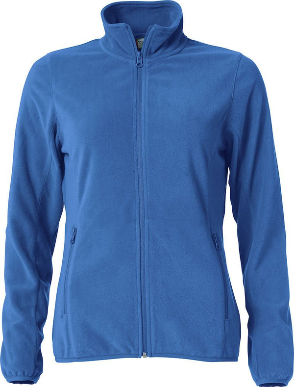 Basic Micro Fleece Jacket ladies Royalblue - Suomen Brodeeraus