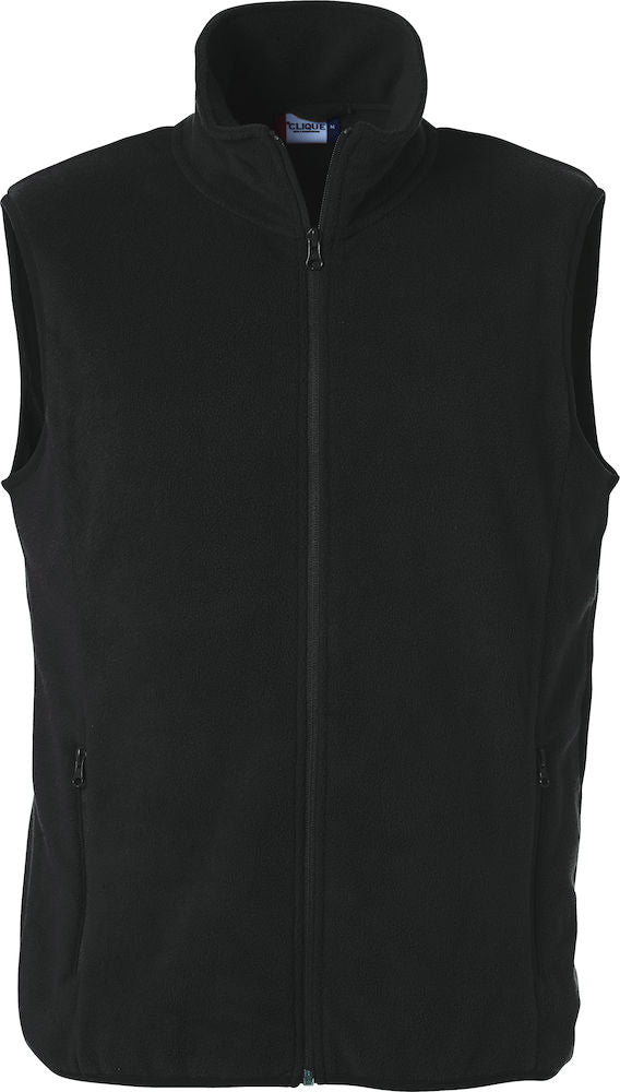 Basic Polar Fleece Vest Black - Suomen Brodeeraus