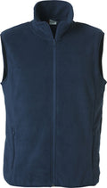 Basic Polar Fleece Vest Dark navy - Suomen Brodeeraus