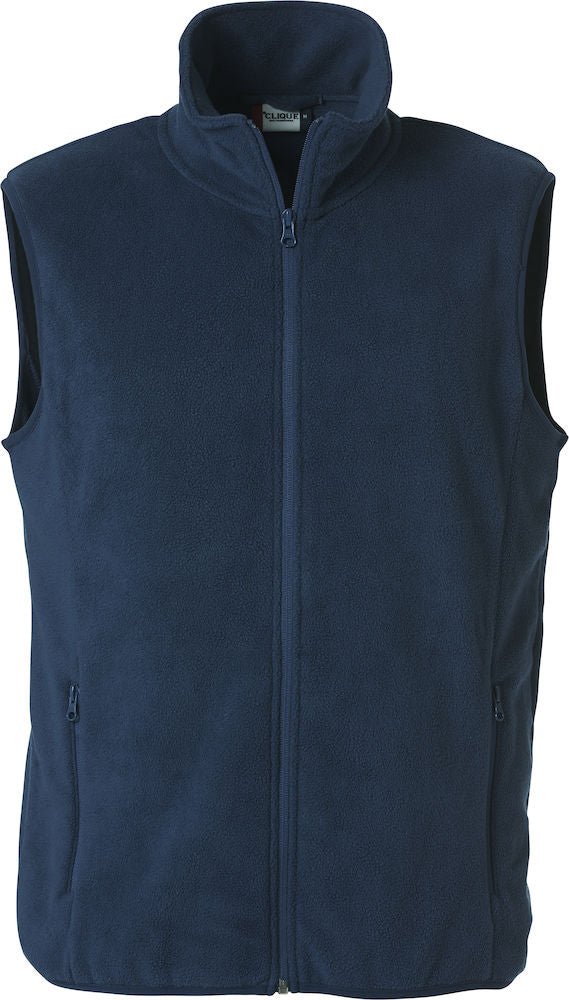 Basic Polar Fleece Vest Dark navy - Suomen Brodeeraus