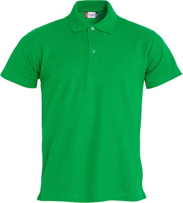 Basic Polo Apple green - Suomen Brodeeraus