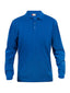 Basic Polo L/S Junior Royalblue 110/120 - Suomen Brodeeraus