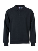 BASIC POLO SWEATER Antracite me - Suomen Brodeeraus