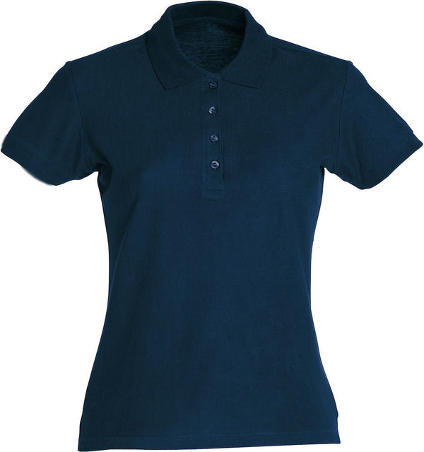 Basic Polo women Dark navy - Suomen Brodeeraus