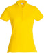Basic Polo women Yellow - Suomen Brodeeraus