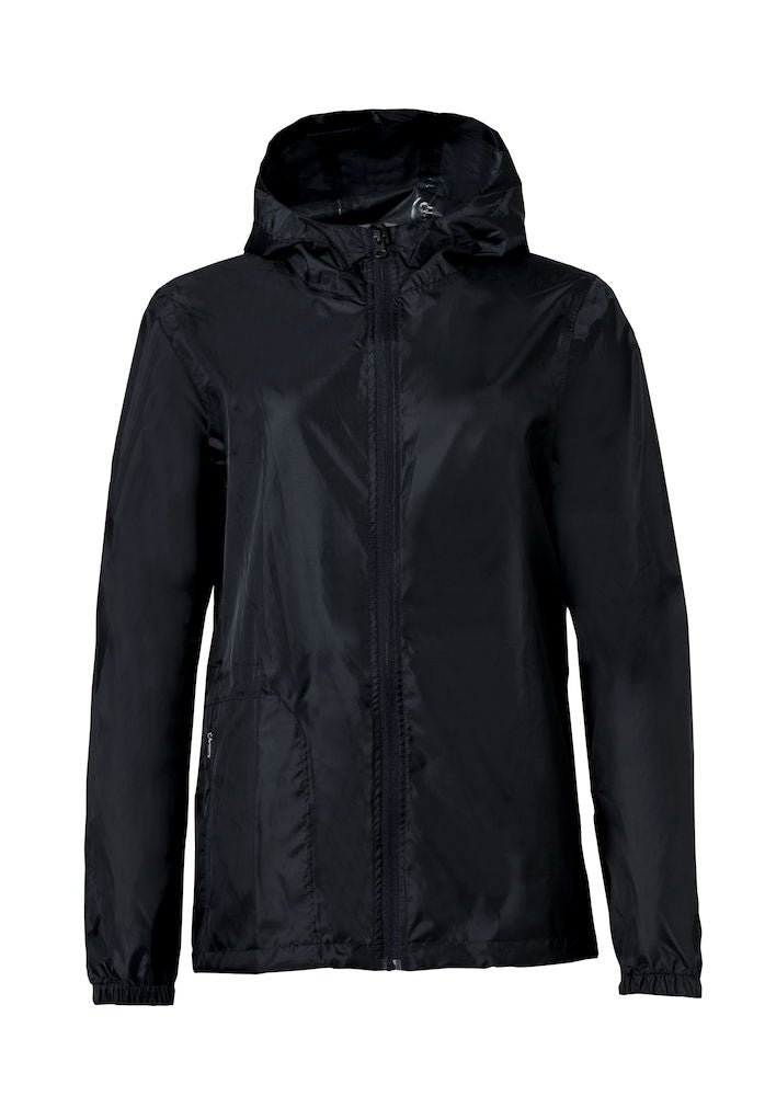 Basic Rain Jacket Black 3XL - Suomen Brodeeraus