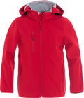 Basic Softshell jacket junior Red 130/140 - Suomen Brodeeraus