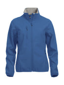 Basic Softshell jacket ladies Royalblue - Suomen Brodeeraus