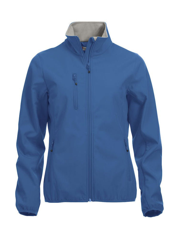 Basic Softshell jacket ladies Royalblue - Suomen Brodeeraus